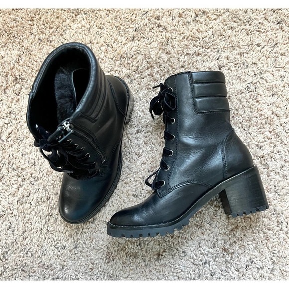 Coach Black Boots Size 7.5 #008 - Picture 6 of 12